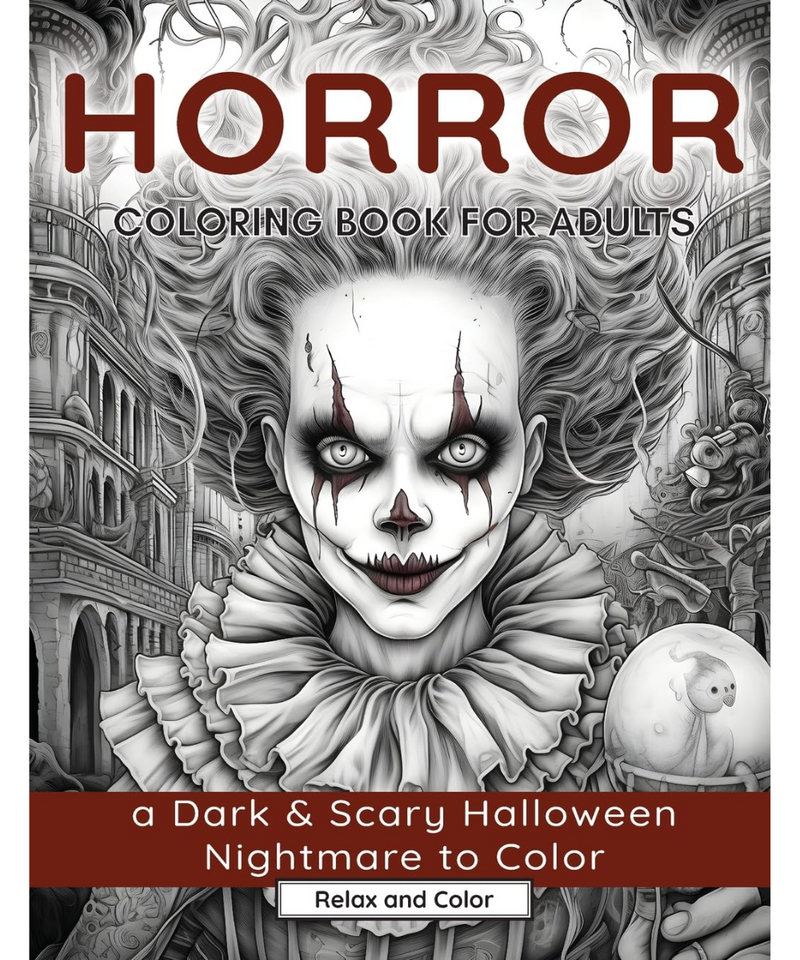 Horror Colouring Book