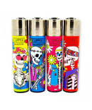 Hippie Skull Clipper Lighter