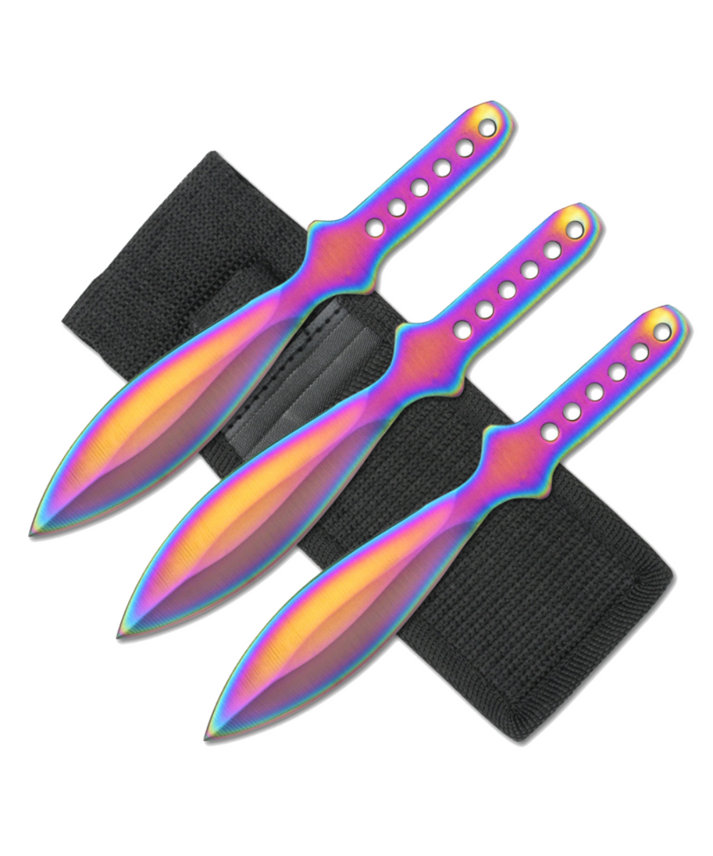 6" BladeUSA Throwing Knives Set Of 3