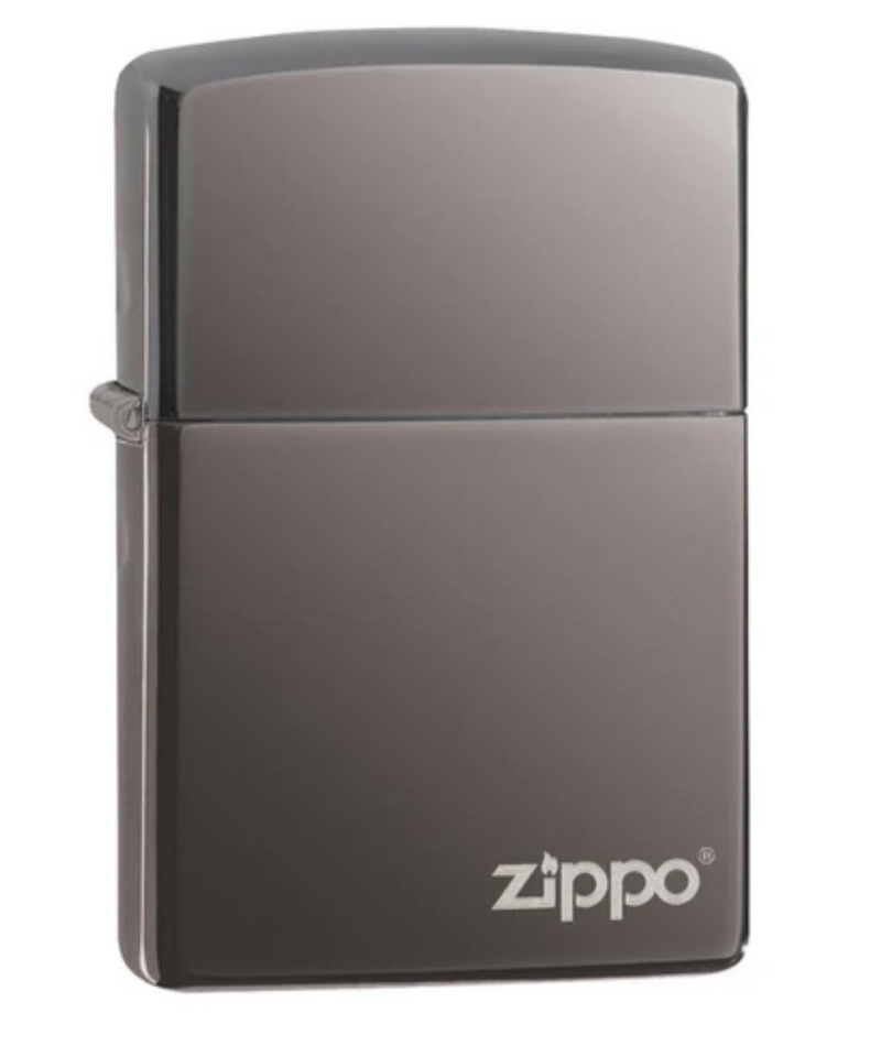 Black Ice With Zippo Logo Zippo Lighter