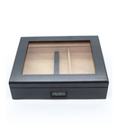 Carbon Fiber Humidor 25ct With Digital Hygrometer