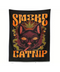 Smoke Catnip Tapestry