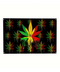 Rasta Pot Leaf Flag