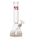 Red Eye Glass 12" Reticello Beaker Base Bong