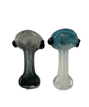 3" Double Frit Flat Mouthpiece Glass Pipe