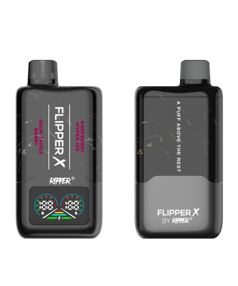 RufPuf Flipper X 26k Sour Triple Berry/Raspberry Hyper Ice Disposable Vape