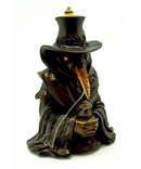 7" Plague Doctor Backflow Incense Burner