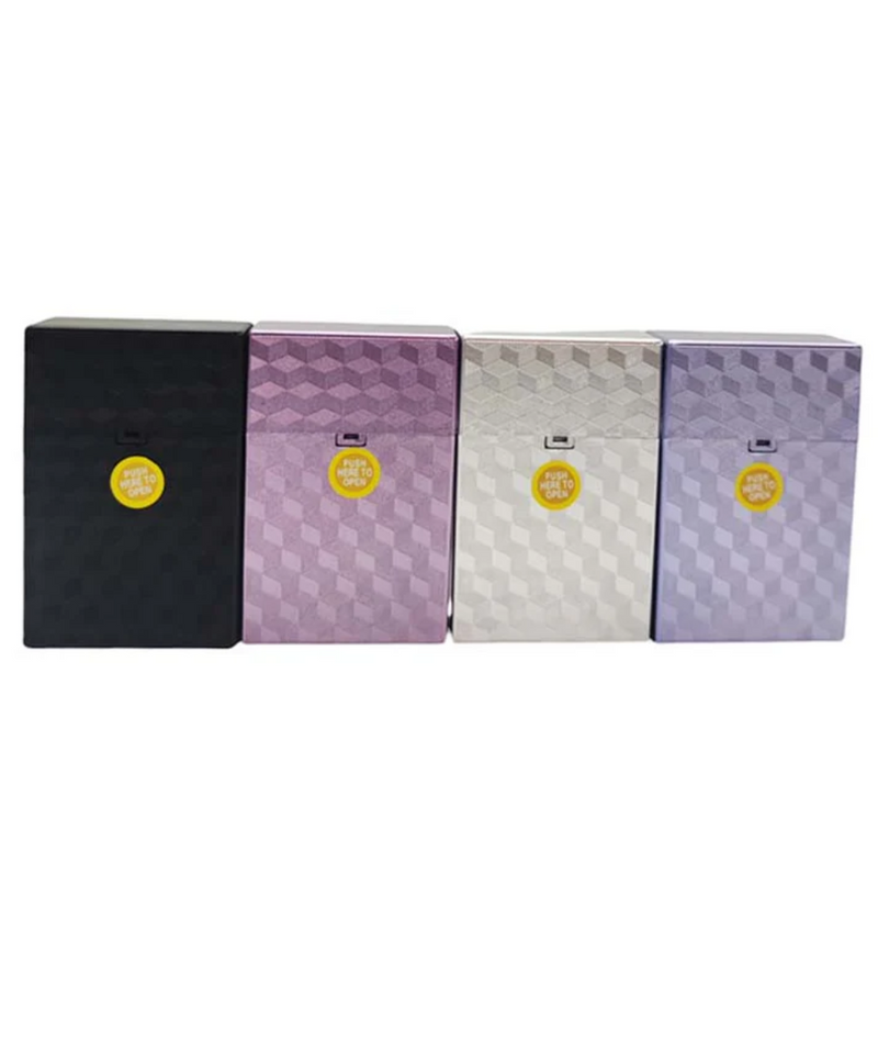 Checkered Design Plastic Cigarette Case 20 KS