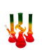 10" Rasta Coloured Glass Bong