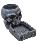 Skull RIP Polyresin Ashtray