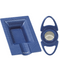 Blue Carbon Fiber Cigar Cutter & Ashtray Set