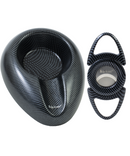 Black Carbon Fiber Cigar Cutter & Ashtray Set