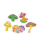 Colourful Mushroom Pin