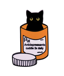 Antidepressants Cat Pin