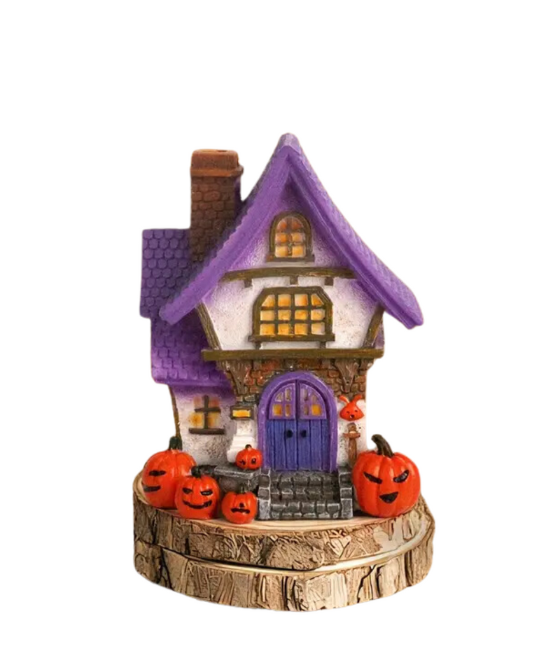 Halloween House Cone Incense Burner