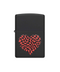 Checkered Heart Zippo Lighter