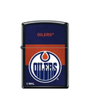 Edmonton Oilers Black Matte Zippo Lighter