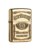 Jack Daniel's High Polish Brass Zippo Lighter