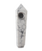 Howlite White Turquoise Crystal Pipe