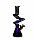 Red Eye Tek 12" 3-Arm Zig Zag Glass Bong