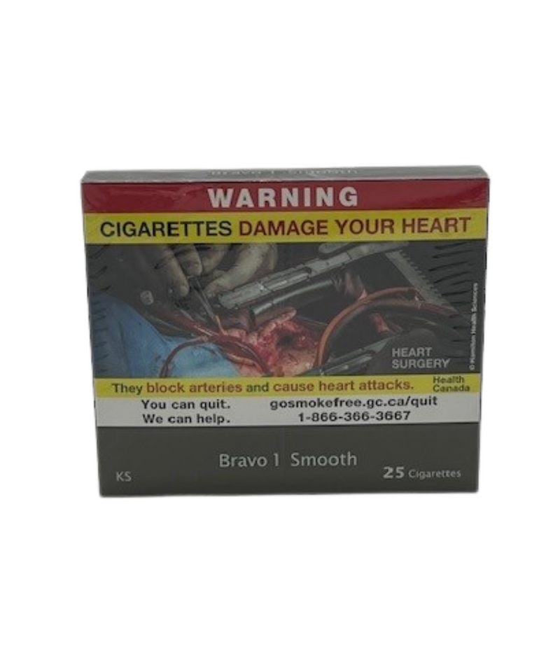 Bravo 1 Smooth King Size Cigarettes 25pk