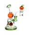 7" Halloween Ball Dab Rig With Matching Carb Cap