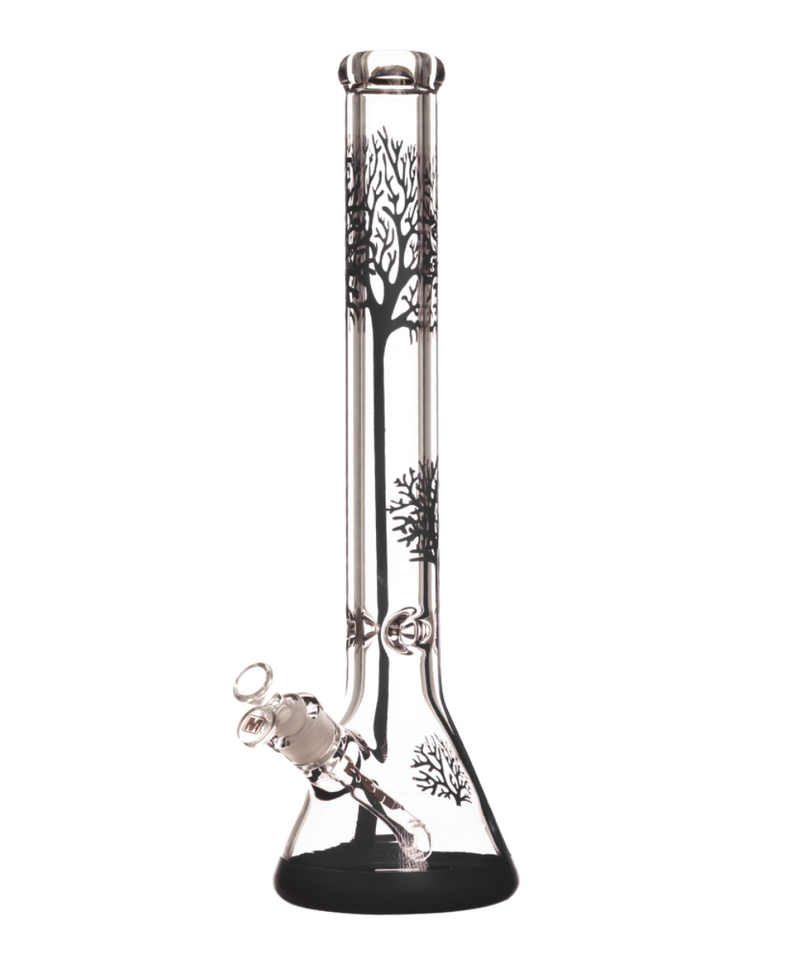 Marley Glass 18" 9mm Thick Tree Beaker Bong