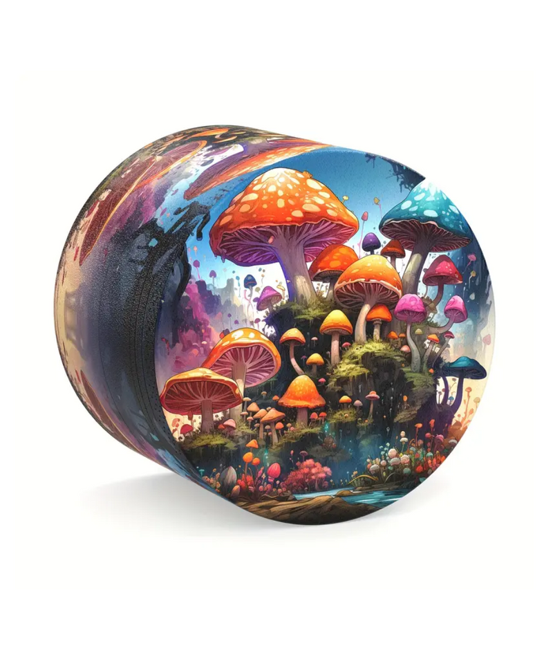 2" Mushroom Forest 4-Piece Metal Grinder