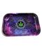 Medium Purple Weed Leaf Metal Rolling Tray