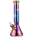 Xtreme Glass 14" 7mm Thick Oil Slick Beaker Bong