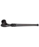 6" Lakeside Reverie Carved Wooden Pipe