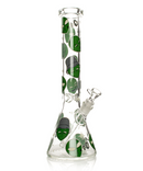 Red Eye Glass 15" 7mm Alien Glow Beaker Bong