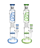 Pulsar 2-Piece Glycerin Honeycomb Perc Glass Bong