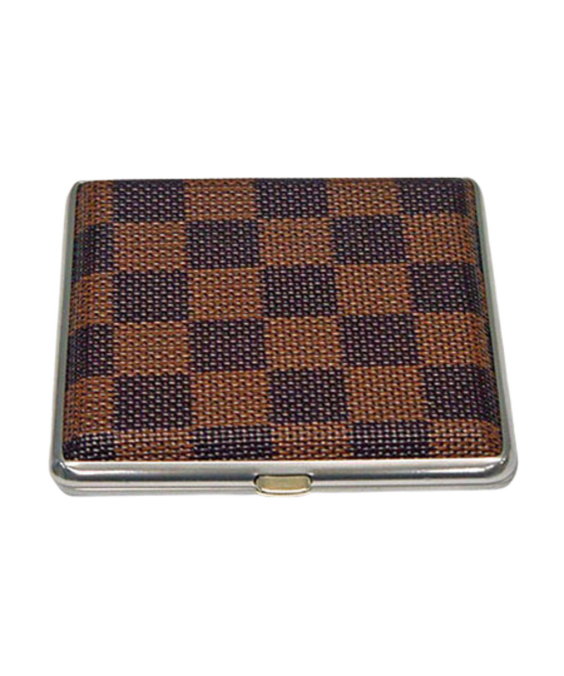 Cigarette Case Checkered Pattern 20Pk King Size