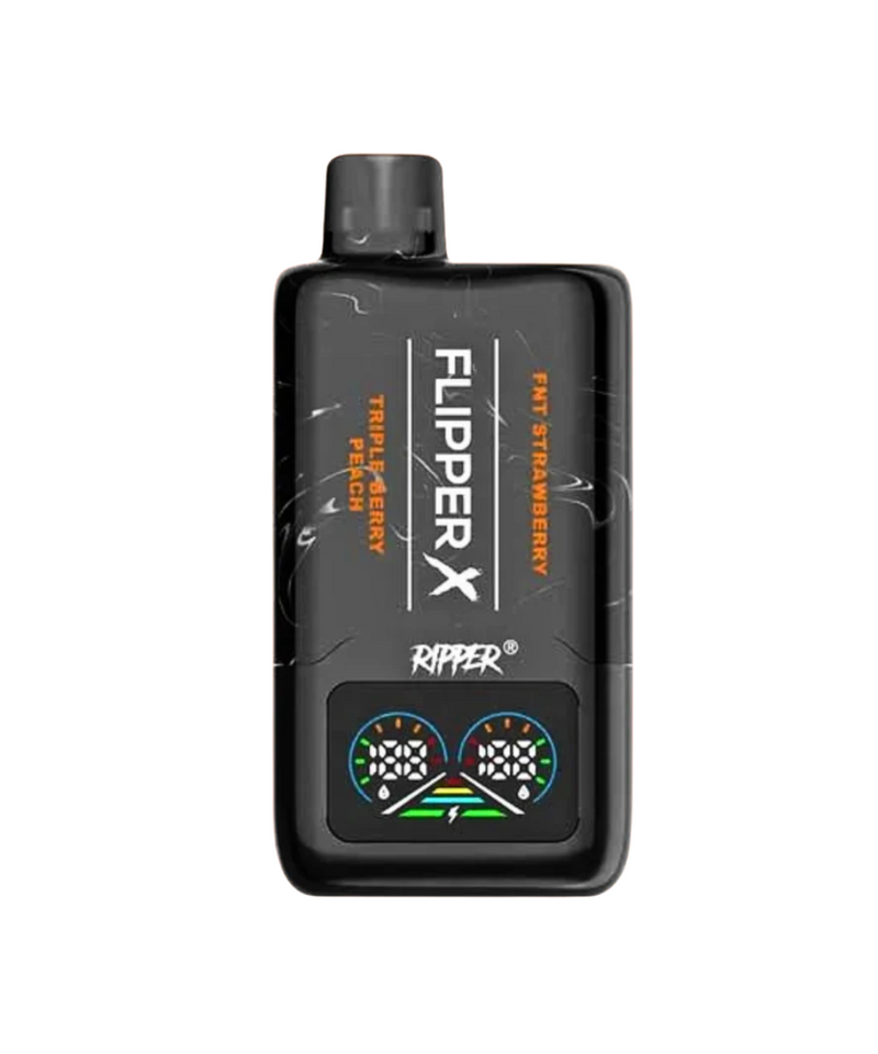 RufPuf Flipper X 32k Triple Berry Peach/FNT Strawberry Disposable Vape