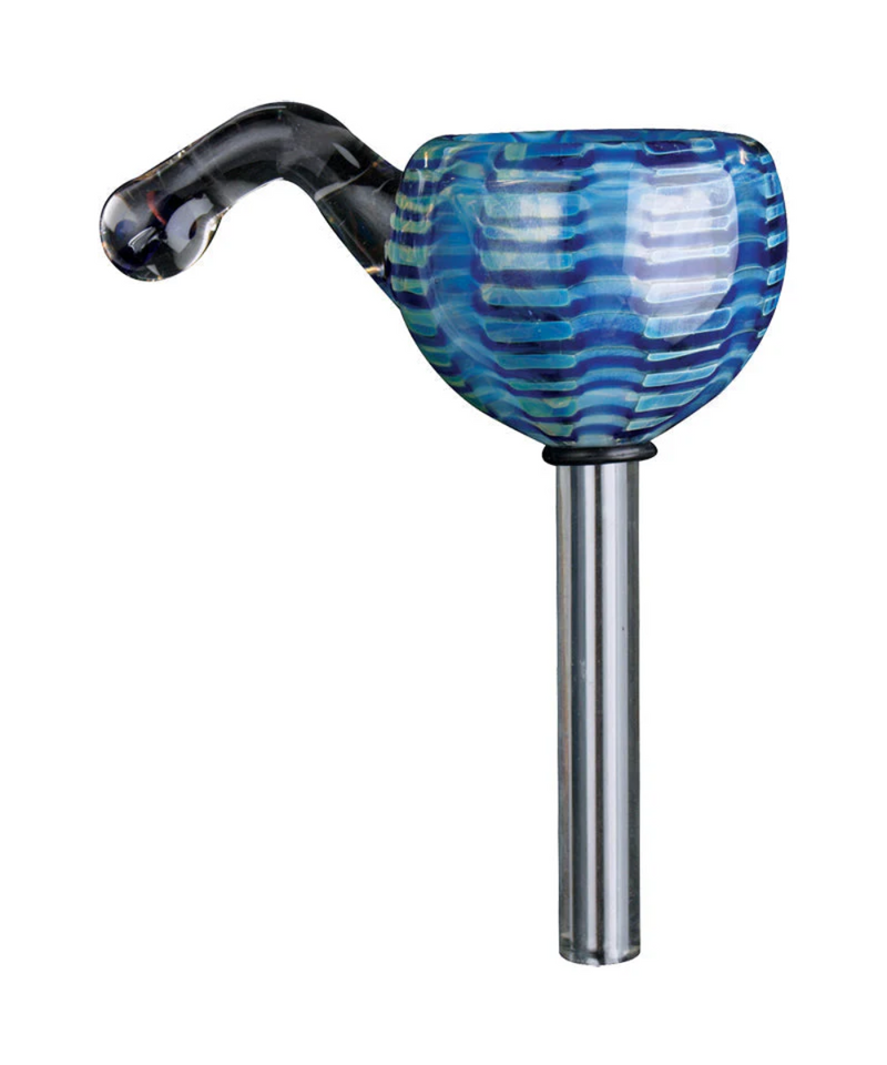 Red Eye Glass 12mm Mushroom Handle Glass Bowl