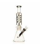 14" 2-Piece Freezable Glass Beaker Bong