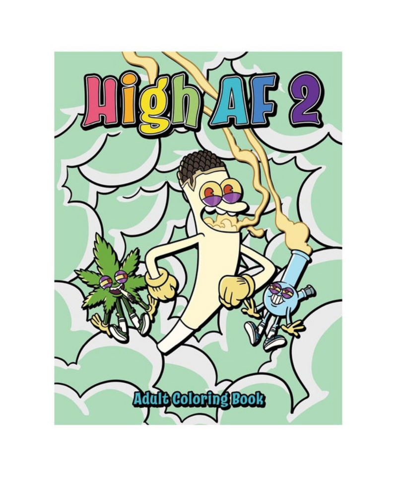 Wood Rocket High AF 2 Colouring Book