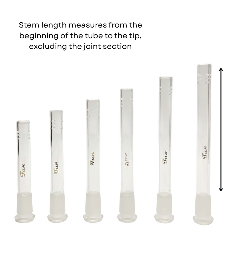 Glass Diffuser Downstem Assorted Lengths
