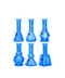 6" Blue Glass Bubbler
