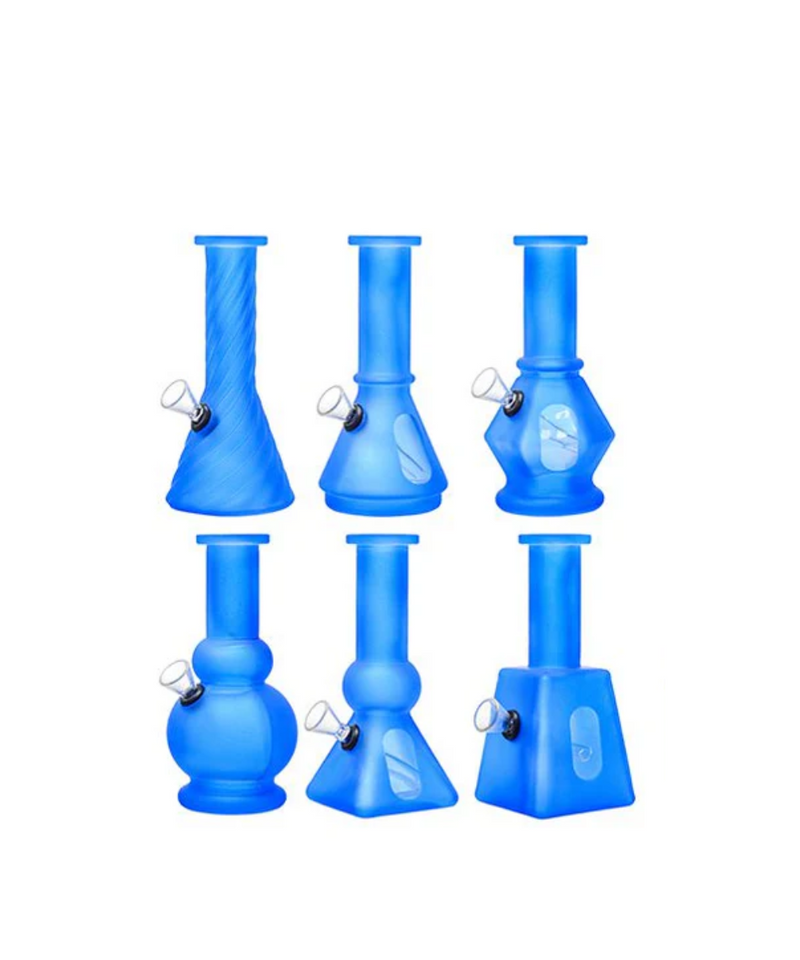 6" Blue Glass Bubbler