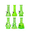 6" Green Glass Bubbler