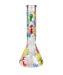 10" Mushroom Design Beaker Bong