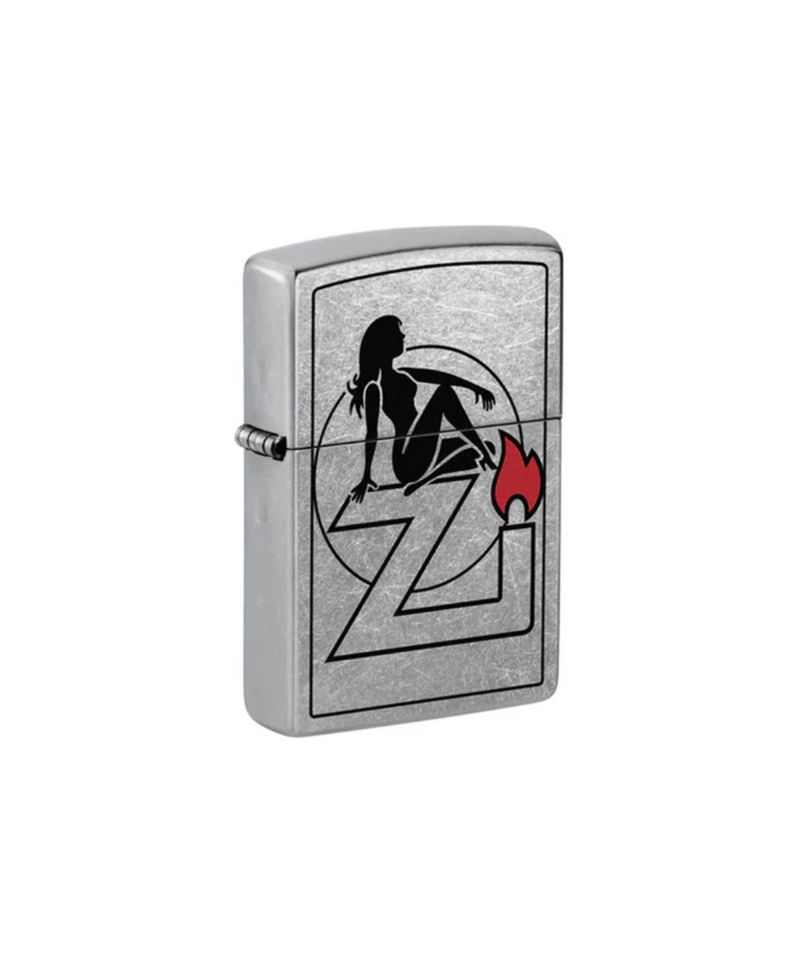 Flame Girl Zippo Lighter