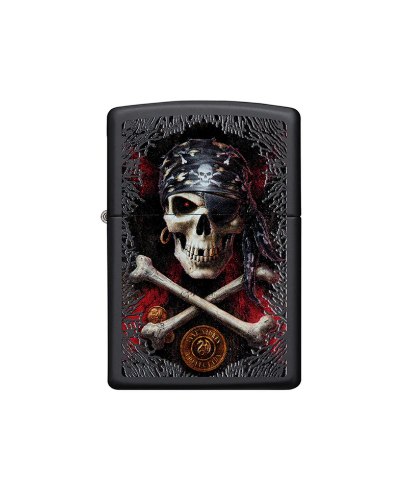 Anne Stokes Skull & Crossbones Zippo Lighter
