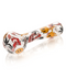 Red Eye Glass 4.5" Smiley Shrooms Glass Pipe