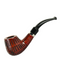Shire 5.25" Engraved Brandy Rosewood Tobacco Pipe
