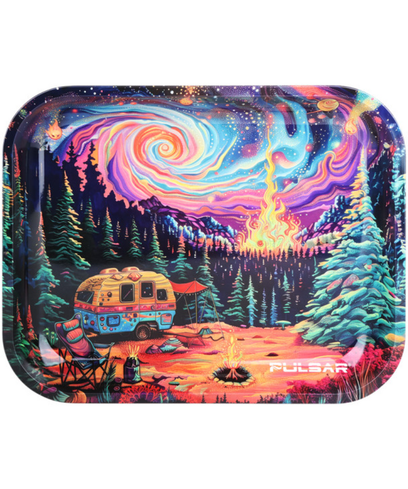 Pulsar Starry Starry Camp Large Metal Rolling Tray