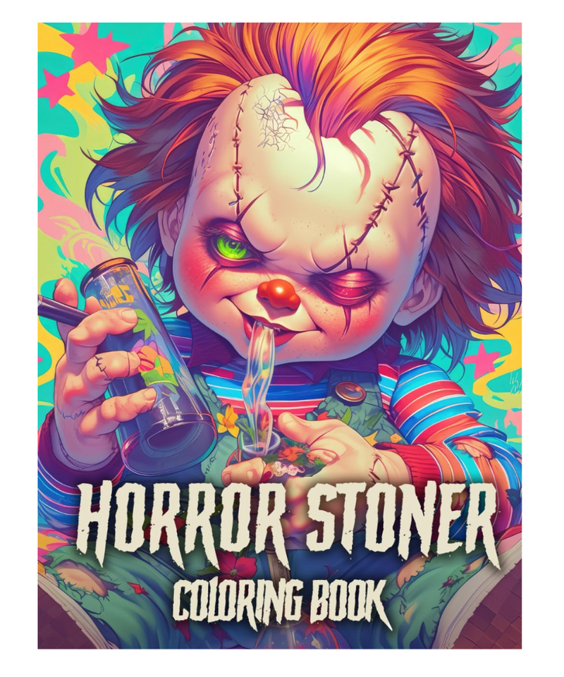 Horror Stoner Colouring Book