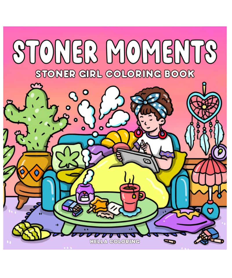 Stoner Moments Colouring Book